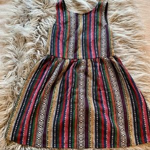 LADAKH: Multicolor Lost in Translation Mini Dress